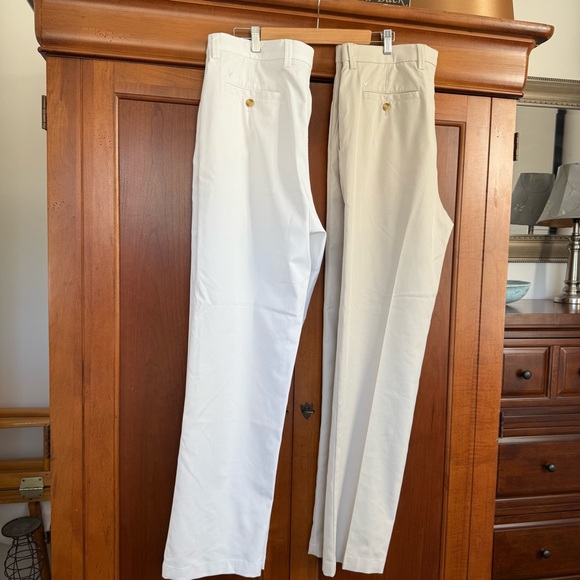Callaway Golf Performance White Chino Flat Front Trouser Pants Men's 36 X 34 EUC - Picture 12 of 12